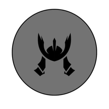 Imagem de Adesivo Decorativo Redondo Samuray, 5 cm, Modelos SM187 a SM194 (SM188, Adesivo Vinílico, 5 CM)