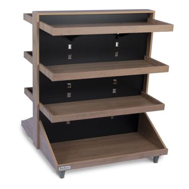 Imagem de Gondola Central 120 Madeirado 08 Bandejas