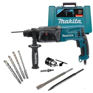 Imagem de Martelete Combinado Sdsplus Makita Hr2470 800w com Maleta e Acessórios