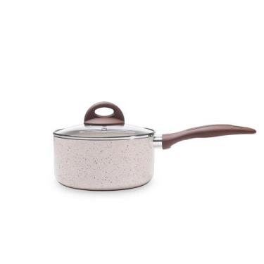 Imagem de Panela de Indução com Tampa Ø 16 cm 1,25 L Ceramic Life Vanilla - Brin
