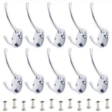 Imagem de Ganchos de cacifo para cuidados infantis – Pacote com 10 ganchos – Ganchos de armário pré-escolar – Ganchos de cubo para creche – Ganchos para cacifos infantis – Pacote com 10 ganchos – Ganchos para