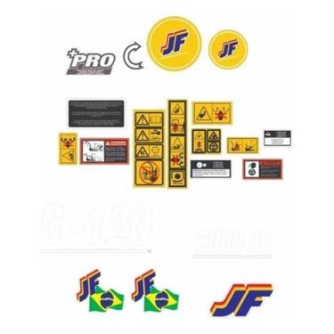 Imagem de Kit Adesivos - Jf C-120 Para Máquinas Agrícolas - Spts