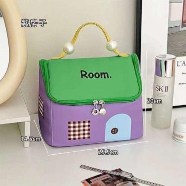 Imagem de Bolsa Estojo de Maquiagem Organizadora de Maquiagem Estojo Grande 1095