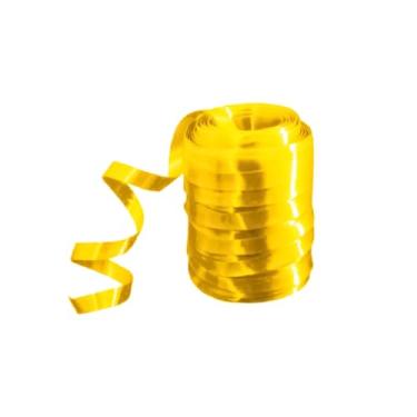Imagem de Fitilho Decorativo Para Amarração 5mm x 20m - Silver Festas (Amarelo Canário, Médio)