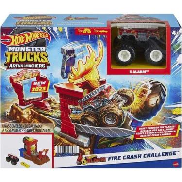 Imagem de Hot Wheels Pista Monster TRUCKS 5 ALARM Mattel HNB87