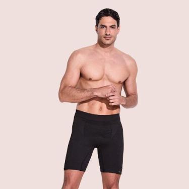 Imagem de Bermuda Masculina Térmica Trifil Sport Sem Costura, Preto, GG