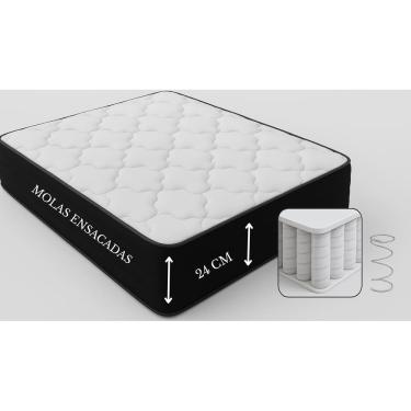 Imagem de Colchão Casal  Mola Ensacada 188x138x24