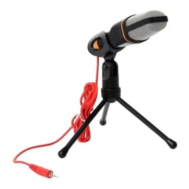 Imagem de Microfone Condensador De Mesa Alta Sensibilidade Com Tripé BM888