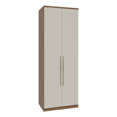 Imagem de Guarda Roupa Modulado 02 Portas 234cm Setiba - Móveis Rimo, Jequitibá/