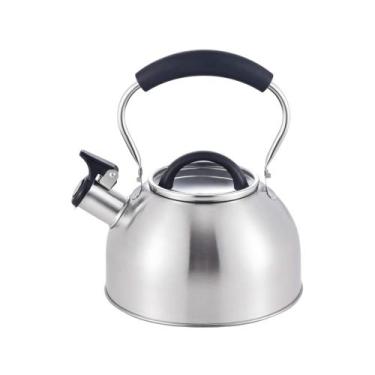 Imagem de Chaleira Inox Escovado 2,0L Linha Indução com Apito MTA - 1217