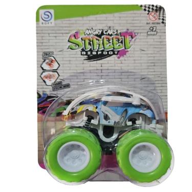 Imagem de Carrinho Fricção Monster Truck 1:64 Escala Radical Suspensão Off Road Verde 15