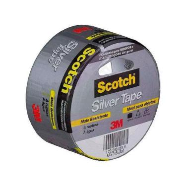 Imagem de Fita Silver Tape 45Mm X 5M Prata 3M - Scotch