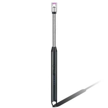 Imagem de Isqueiro Acendedor Elétrico USB Recarregvel Cozinha Fogão Gas (Preto)
