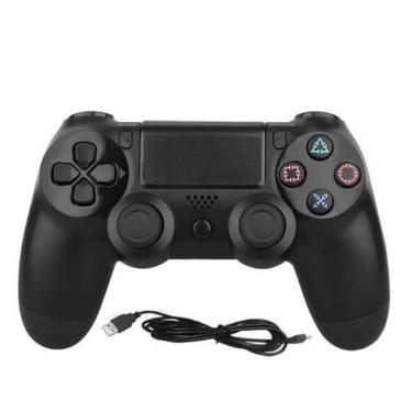 Imagem de Controle Compatível para Ps4  Wireless Play 4 Sem Fio Preto marca j.x 