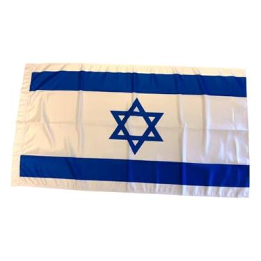 Imagem de Bandeira Vários Países 1 face 71 x 1,28 100% Poliéster Nações (Israel, 71 x 1,28)