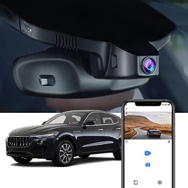Imagem de Fitcamx Câmera veicular 4K adequada para Maserati Levante S GT Gransport 2017 2018 2019 2020 2021 2022, visual de fábrica OEM, vídeo UHD 2160P, gravação em loop WiFi, G-Sensor, Plug & Play, modo de