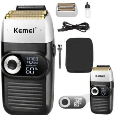 Imagem de Barbeador Kemei Km 2026 Recarregável USB Compacto e Potente - ASAF
