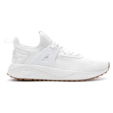 Imagem de PUMA Pacer 23 Tênis de corrida feminino 95 BM EUA Branco Branco Cinza, Branco-branco-cinza, 39