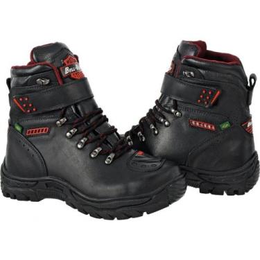 Imagem de Bota Coturno Motociclista Couro Masculino Conforto Dia 2030 - BELL-BOO