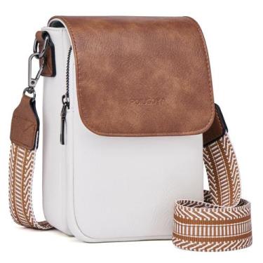 Imagem de Bolsa tiracolo POIUGOYA pequena para mulheres em material vegano