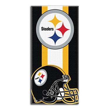 Imagem de (Pittsburgh Steelers) - Officially Licenced NFL "Zone Read" Beach Towel, 30" x 60", Multi Colour