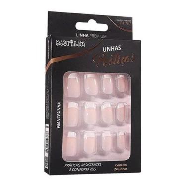 Imagem de Unhas Posticas Macrilan 24 Pc / 36 Pc, FRANCESINHA UP309A 24PC