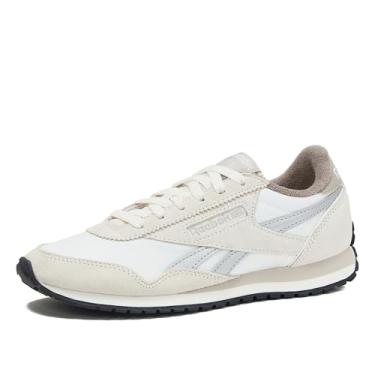 Imagem de Reebok Tênis feminino clássico Az Legacy, sapatos esportivos casuais, Giz/Giz/Cinza, 40