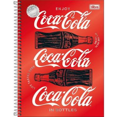 Imagem de Caderno Univ. Capa Dura Coca-Cola 10 Matérias 1Un. Tilibra