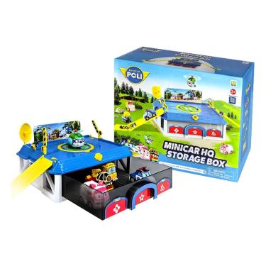 Imagem de Toy Playset Robocar POLI Let`S Go Headquarters com porão