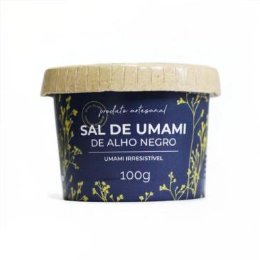 Imagem de Sal de Umami de Alho Negro Artesanal 100g Alho Negro do Sítio