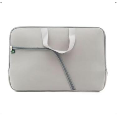 Imagem de Pasta Case Capa Notebook Com Bolso 14/15/17 Polegadas Casual Resistente Impermeável (CINZA, 15.6)