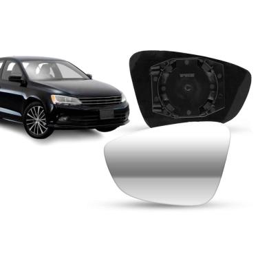 Imagem de Lente De Retrovisor Com Base Jetta 11-16 Lado Esquerdo