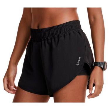 Imagem de Short Lupo Feminino Duplo AF Running - Ideal para Esportes, Corrida e 