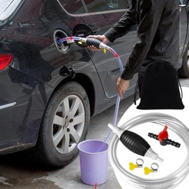 Imagem de Sugador de líquido multifuncional Baweilder, sugador de líquido multifuncional, bomba de sifão para gasolina, bomba de sifão para tanque de peixes, bomba manual de sugador de líquido, bomba manual de