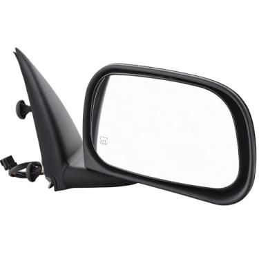 Imagem de ZAPOSTS Espelho retrovisor lateral adequado para Dodge Dakota 2005-2010, Mitsubishi Raider 2006-2009, Ram Dakota 2011. Preto Power Ajustado Aquecido Manual Dobrável Lado do Passageiro
