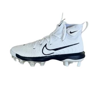 Imagem de Nike Chuteira de beisebol masculina Alpha Huarache NXT MCS (DJ6519-102, branco/platina pura/azul marinho), Branco, 40