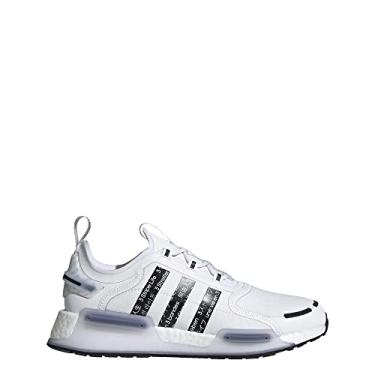 Imagem de adidas Tênis masculino NMD_V3, Branco/Preto/Branco, 8.5