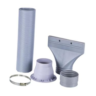Imagem de Fancyes Kit de mangueira de extensão de exaustão para cabine de pintura, mangueira de exaustão portátil com adaptador plano de substituição