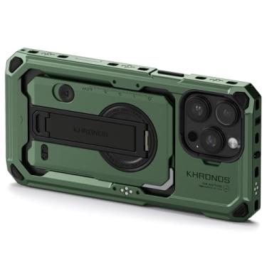 Imagem de Tilta Capa Khronos compatível com iPhone 16 Pro Max – Verde floresta | Acessórios para produção de filmes móveis | Gaiola de câmera de telefone | Equipamento de vídeo para telefone TK-IP16-PMFC-FG