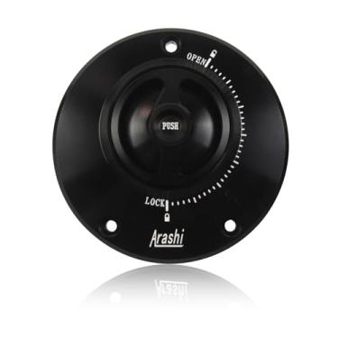 Imagem de Tampa de gás sem chave CNC preta Arashi para Kawasaki Ninja 400R ZX6R ZX6RR 650R 1000 ZX9R ZX10R ZX12R ZX14R, ER4N ER400 ER6F ER6N Vuclan 650 S Z650 Z750 Z800 Z900 Z1000 0 ZZR 6 00 1200, Versy-s 650