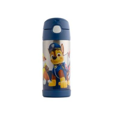 Imagem de Garrafinha Térmica Infantil Chase e Equipe 320 ml Azul Escuro - Bagagg