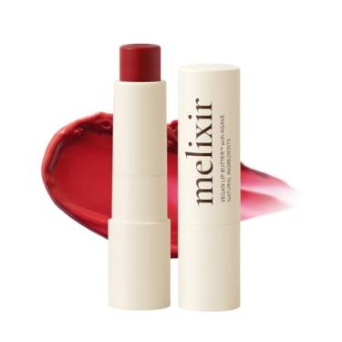 Imagem de Melixir Manteiga labial vegana #03 veludo vermelho (matizado) (+11 cores mais), sem abelhas, sem petróleo, batom vegano nutritivo profundo à base de plantas, protetor labial para lábios secos