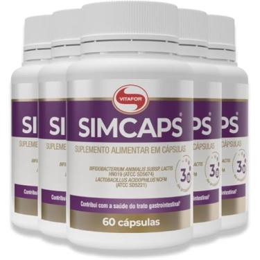 Imagem de Kit 5 Simcaps Vitafor 60 cápsulas