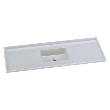 Imagem de Pia de Cozinha Mármore Sintético 150x55cm Multimóveis CR20481