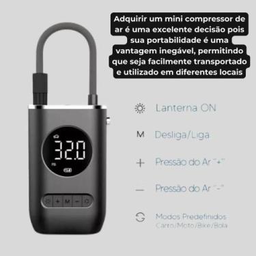 Imagem de Inflador Bomba De Ar Infláveis Pneus Multifuncional Prático - Tire Inf