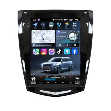 Imagem de [8Core 4G + 6G] Rádio de carro para Cadillac ATS XTS SRX CTS 2013-2018: tela sensível ao toque HD de 9,7 polegadas estéreo de substituição sem fio Carplay Android Auto GPS Bluetooth FM/AM/RDS DSP SWC