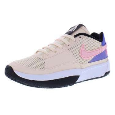 Imagem de Nike Ja 1 Tênis de basquete infantil grande (DX2294-802, Goiaba ICE/branco/preto/rosa macio médio), Gelo de goiaba/branco/preto/rosa, 22 BR