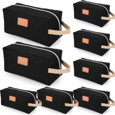 Imagem de Bolsa de higiene pessoal de viagem Paterr, 8 peças, bolsas de presente