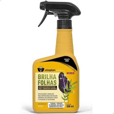 Imagem de Brilha Folhas Spray 500ml Pronto Uso  Realça o Brilho das Folhas, Prot