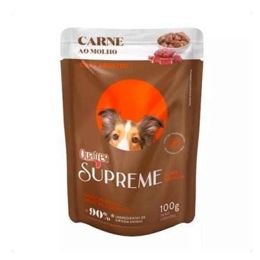 Imagem de Ração Úmida Quatree Supreme Carne para Cães Adultos 100g - Sabor Carne